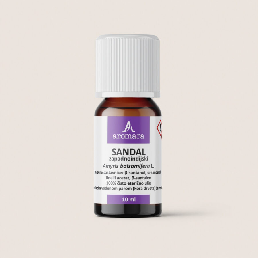 SANDAL ZAPADNOINDIJSKI eterično ulje, 10 ml